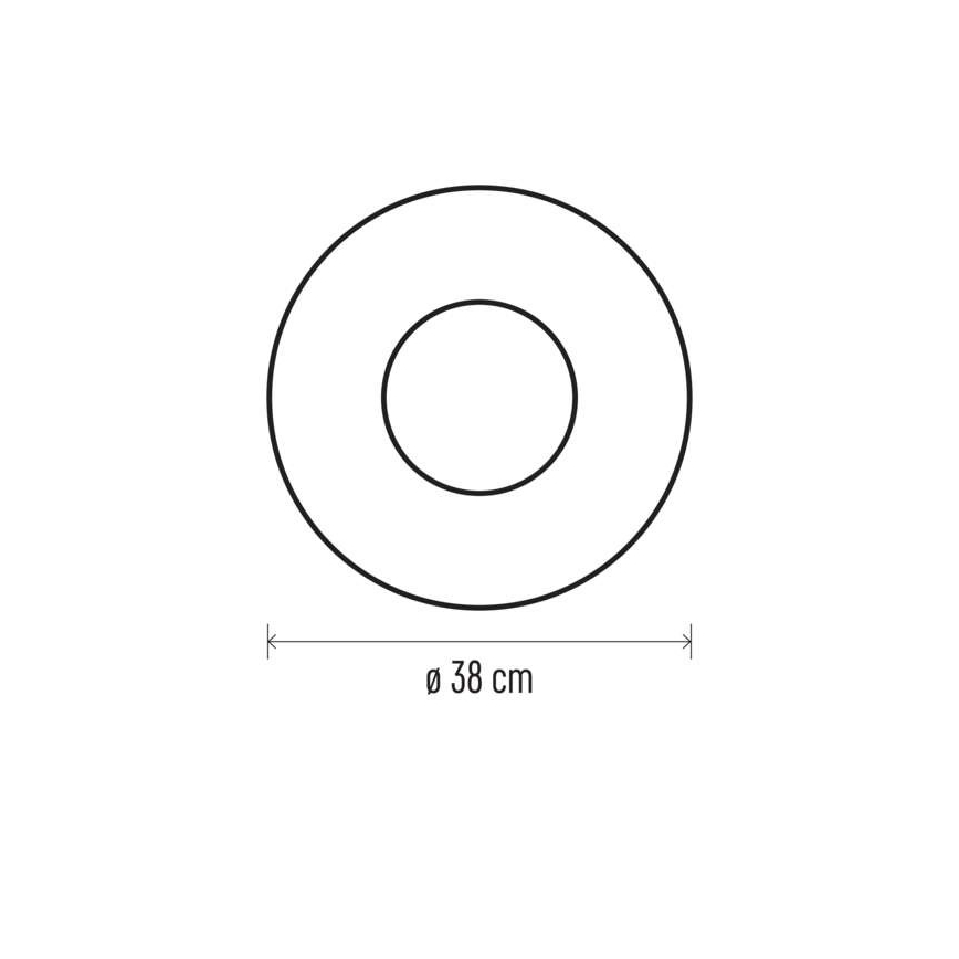 LED Dekoracja bożonarodzeniowa 20xLED/2xAA śr. 38 cm