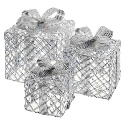 LED Dekoracja bożonarodzeniowa 72xLED/1,35W/230V srebrna