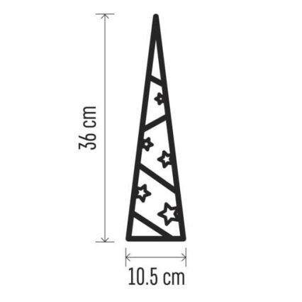 LED Dekoracja bozonarodzeniowa 8xLED/2xAA