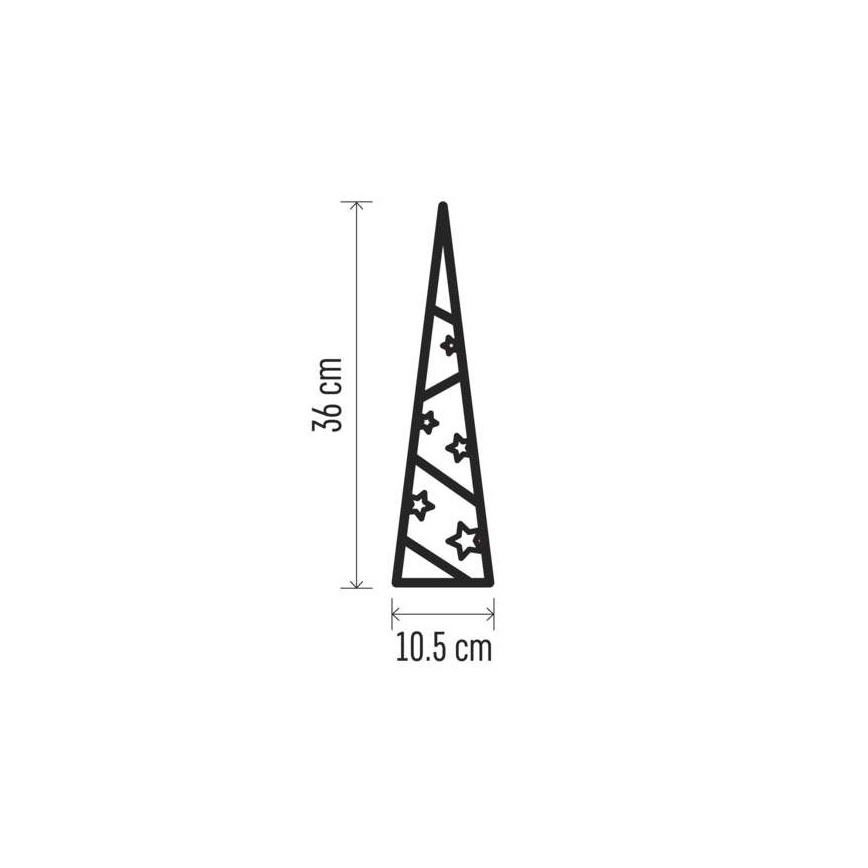 LED Dekoracja bozonarodzeniowa 8xLED/2xAA