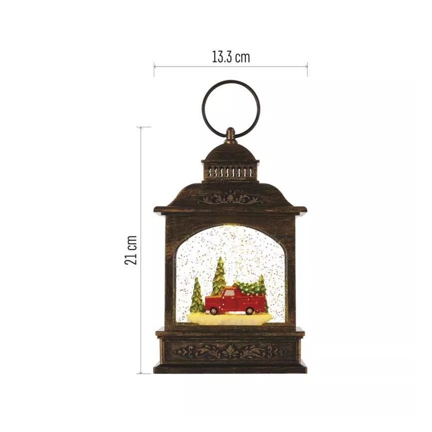 LED Dekoracja bożonarodzeniowa LED/3xAA lampion