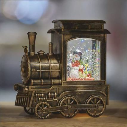 LED Dekoracja bożonarodzeniowa LED/3xAA pociąg