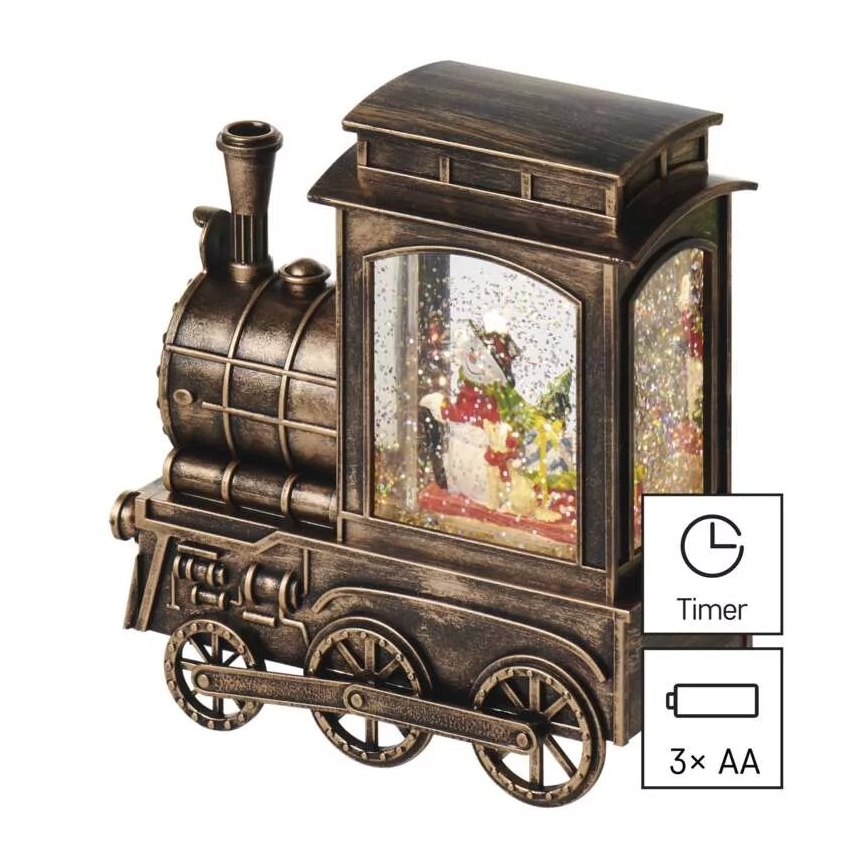 LED Dekoracja bożonarodzeniowa LED/3xAA pociąg