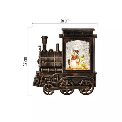 LED Dekoracja bożonarodzeniowa LED/3xAA pociąg