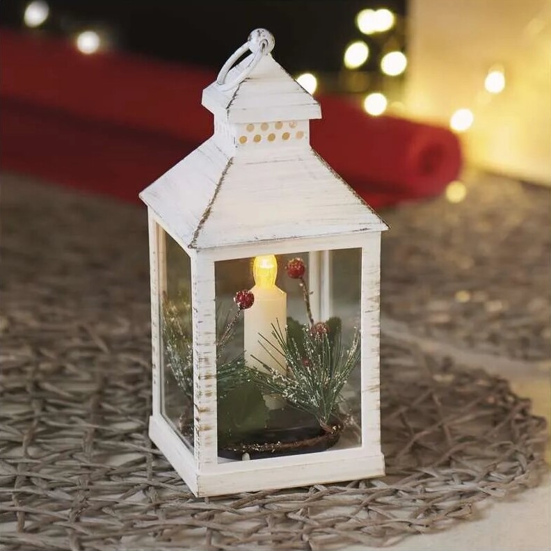 LED Dekoracja bożonarodzeniowa LED/3xAAA lampion