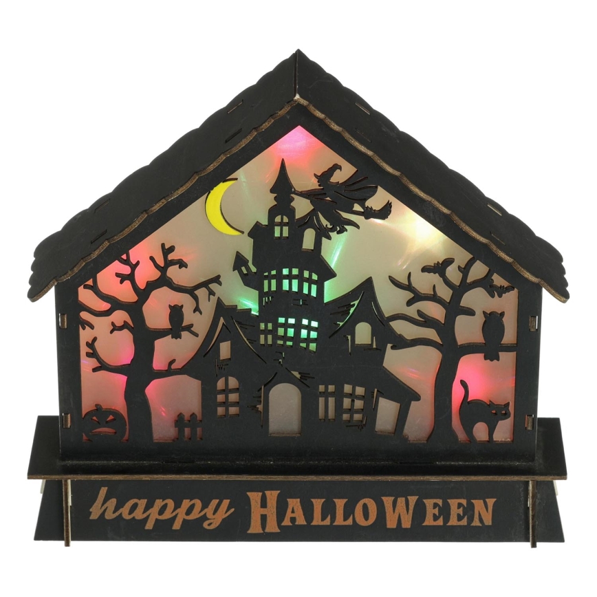 LED Dekoracja HALLOWEEN LED/2xAA/wielobarwna nawiedzony dom