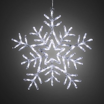 LED Dekoracja okienna SNOW FLAKE 90xLED/230V