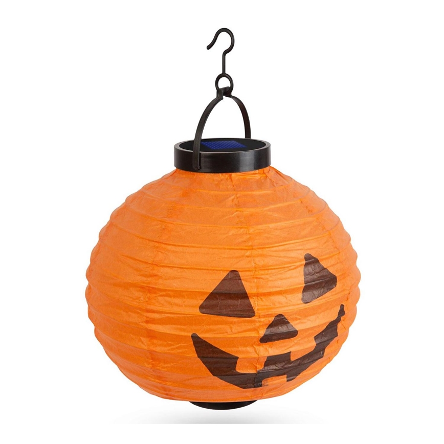 LED Dekoracja solarna HALLOWEEN LED/150 mAh IP44 dynia