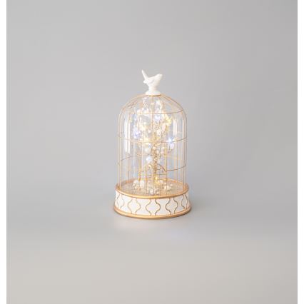 LED Dekoracja świąteczna 12xLED/3xAAA ciepła biel