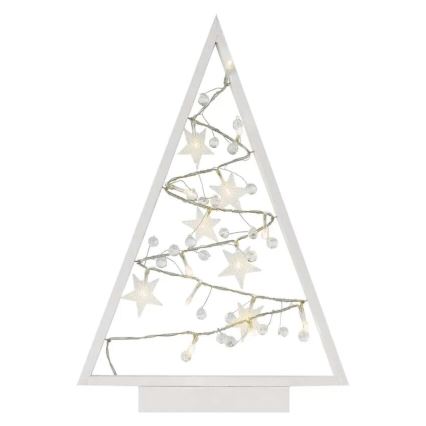 LED Dekoracja świąteczna 15xLED/2xAA choinka