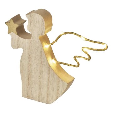 LED dekoracja świąteczna 8xLED/2xAAA anioł