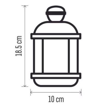 LED Dekoracja świąteczna LED/1xCR2032 ciepła biel