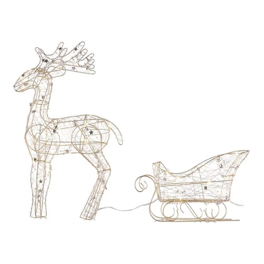 LED Dekoracja świąteczna LED/3xAA ciepła biel