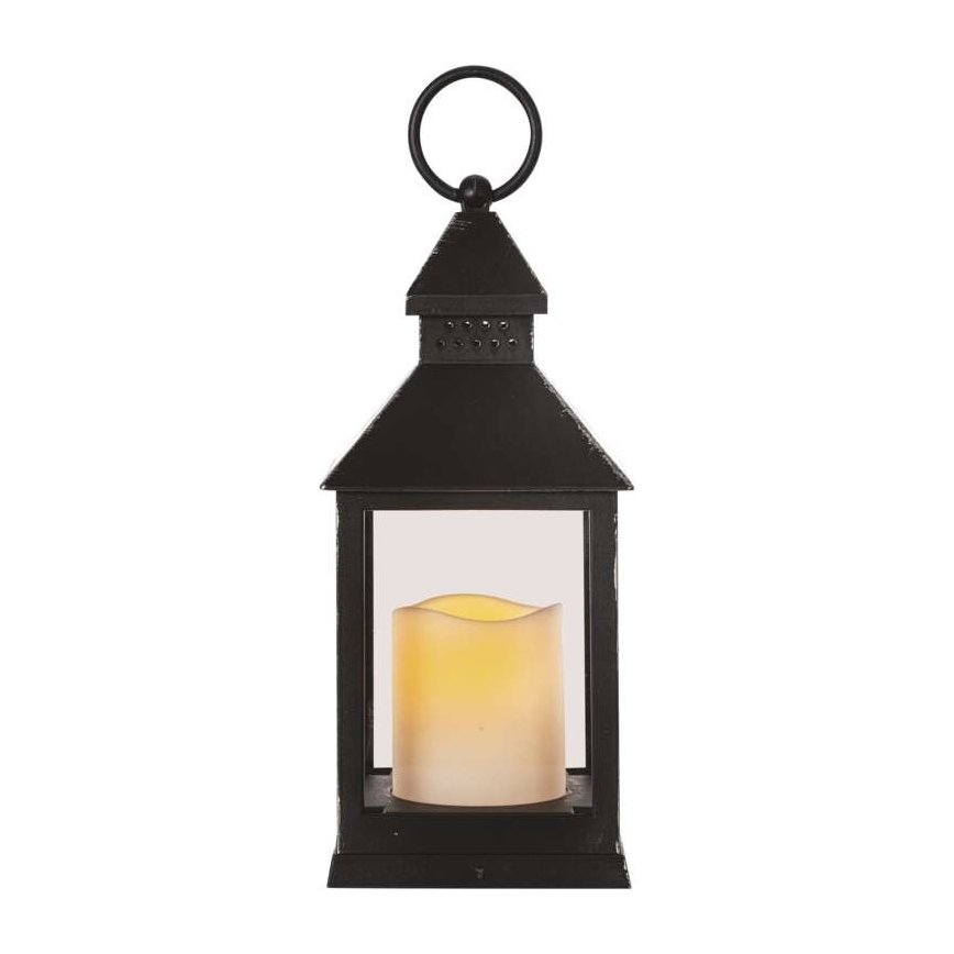 LED dekoracja świąteczna LED/3xAAA czarna