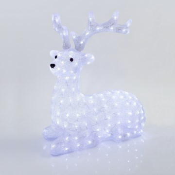 LED dekoracja świąteczna na zewnątrz 200xLED/6W/230V IP44 zimne białe światło, jeleń