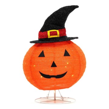 LED Dekoracja zewnętrzna HALLOWEEN LED/3xAA/ciepła biel IP44 dynia