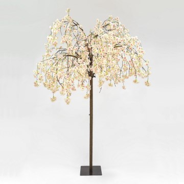 LED Dekoracyjna choinka sztuczna CHERRY TREE 288xLED/230V 2,5 m wiśnia