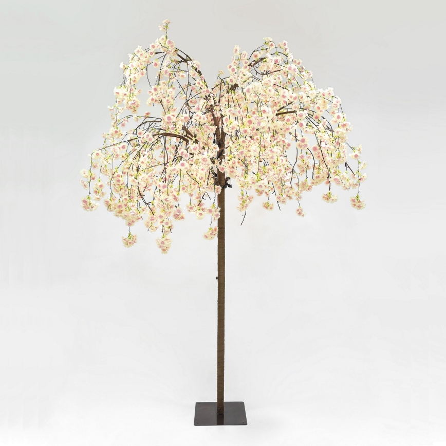 LED Dekoracyjna choinka sztuczna CHERRY TREE 288xLED/230V 2,5 m wiśnia