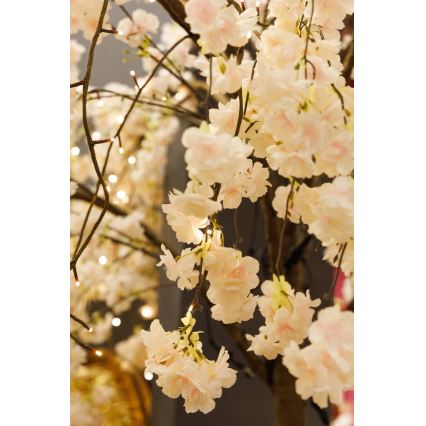 LED Dekoracyjna choinka sztuczna CHERRY TREE 288xLED/230V 2,5 m wiśnia