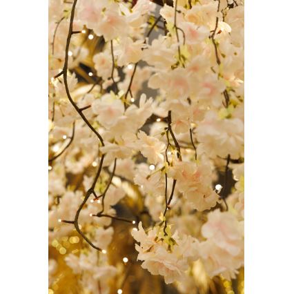 LED Dekoracyjna choinka sztuczna CHERRY TREE 288xLED/230V 2,5 m wiśnia