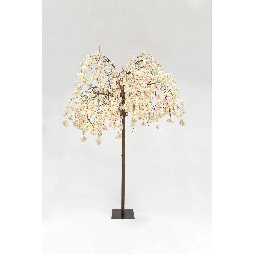 LED Dekoracyjna choinka sztuczna CHERRY TREE 288xLED/230V 2,5 m wiśnia