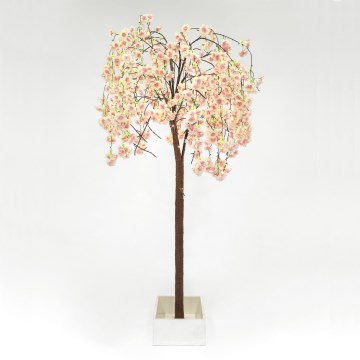 LED Dekoracyjna choinka sztuczna CHERRY TREE 84xLED/230V 1,7 m wiśnia