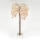 LED Dekoracyjna choinka sztuczna CHERRY TREE 84xLED/230V 1,7 m wiśnia