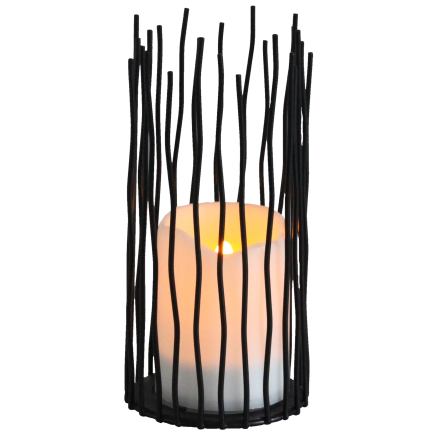 LED Dekoracyjna oprawa zewnętrzna NYBORG LED/2xAA 22 cm IP44 ciepła biel