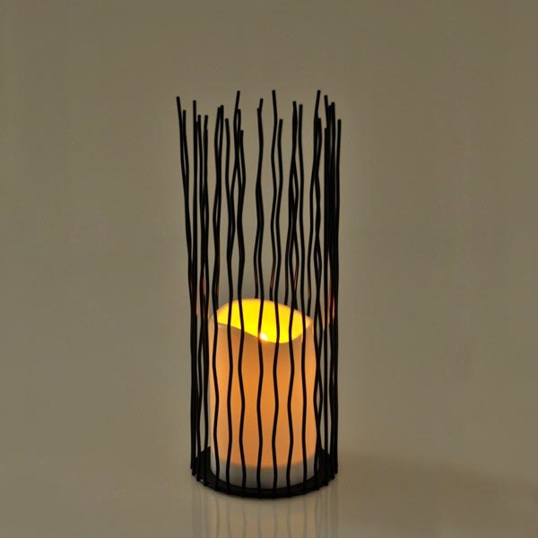 LED Dekoracyjna oprawa zewnętrzna NYBORG LED/2xAA 35 cm IP44 ciepła biel