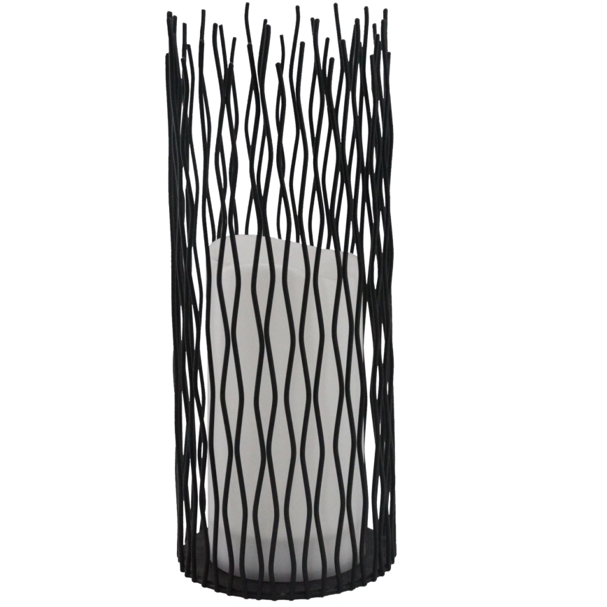 LED Dekoracyjna oprawa zewnętrzna NYBORG LED/2xAA 35 cm IP44 ciepła biel