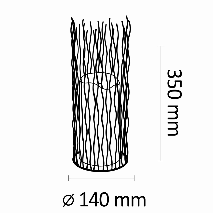 LED Dekoracyjna oprawa zewnętrzna NYBORG LED/2xAA 35 cm IP44 ciepła biel