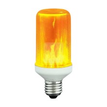 LED Dekoracyjna żarówka FLAME T60 E27/3W/230V
