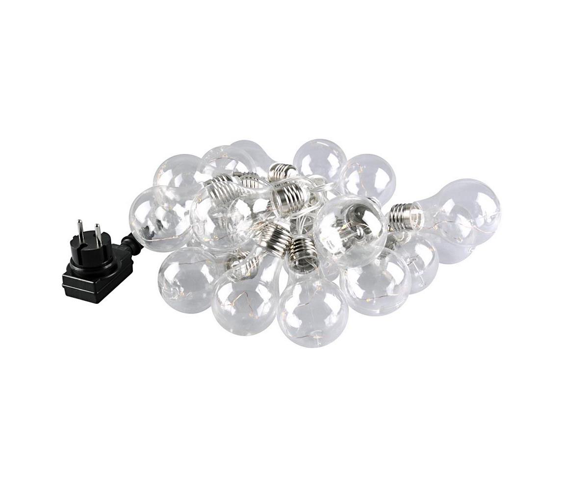 LED Dekoracyjny łańcuch SMOLDER 5,3 m 20xLED/2,7W/230V