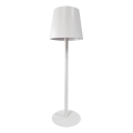 LED Dotykowa lampa stołowa ściemnialna LED/5W/5V USB 1200 mAh biała