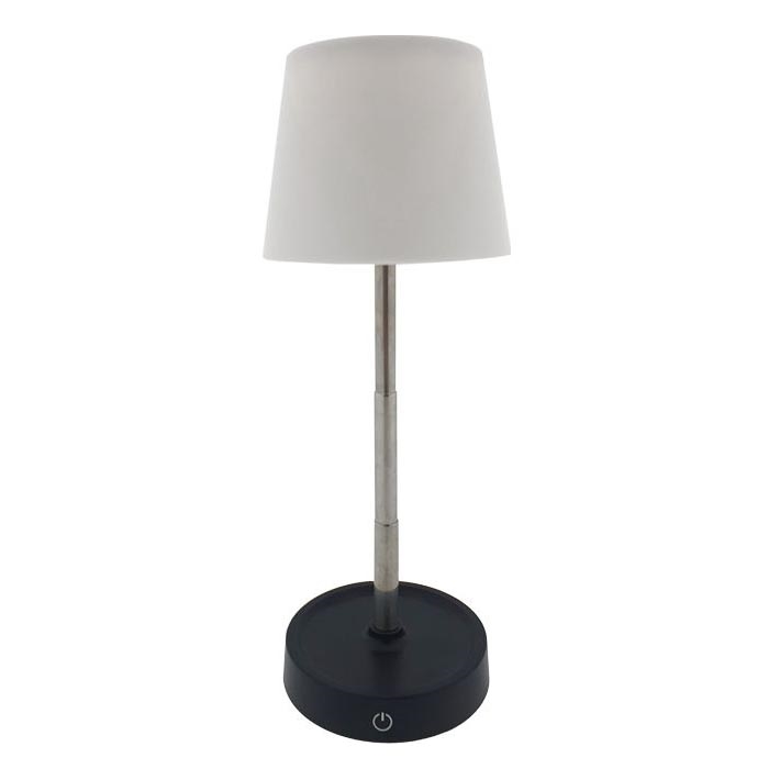 LED Dotykowa lampka stołowa ściemnialna LED/3W/5V USB 800 mAh biała