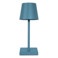 LED Dotykowa lampka stołowa TABLO LED/3,5W/5V 5200mAh z regulacją jasności, niebieska, z akumulatorem