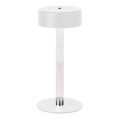 LED Dotykowa lampka stołowa z regulacją jasności, ładowalna LED/3W/5V 3000-6000K 2400 mAh biała