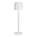 LED Dotykowa lampka stołowa z regulacją jasności, ładowalna LED/3W/5V 3000K 1800 mAh biała
