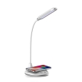 LED Dotykowa ściemnialna lampa stołowa LED/4W/5V 3000-6500K USB biała