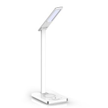 LED Dotykowa ściemnialna lampa stołowa LED/7W/5V 3000-6500K USB biała