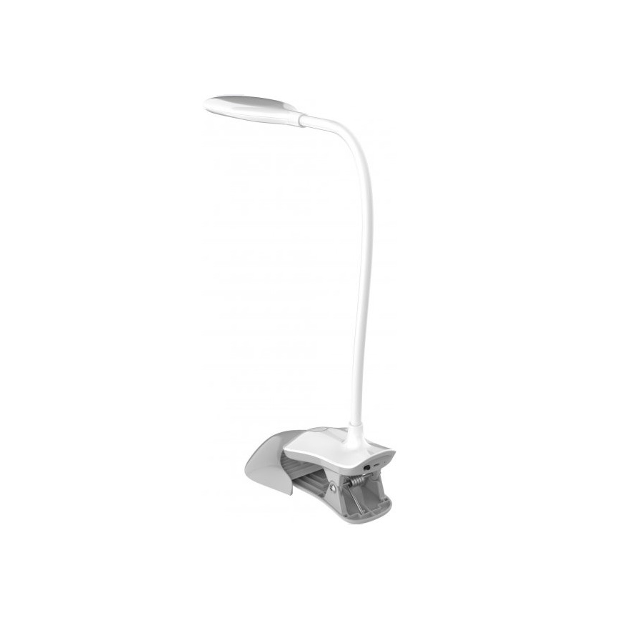 LED Dotykowa ściemniana lampa stołowa z klipsem LED/3W/230V