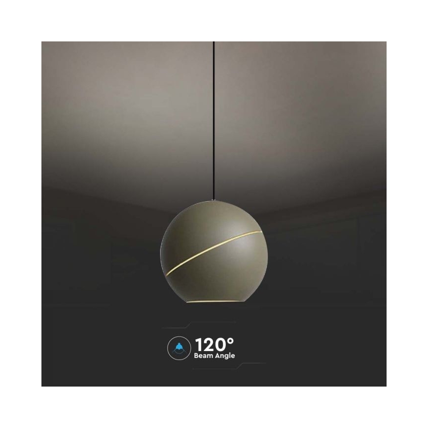LED Dotykowy żandol na lince LED/8,5W/230V 3000K złoty