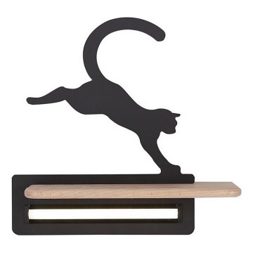 LED Dziecięca lampa ścienna z półką JUMPING CAT LED/5W/230V,