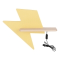 LED Dziecięca lampa ścienna z półką LIGHTNING LED/4W/230V,