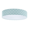 LED Dziecięca lampa sufitowa GALAXY KIDS LED/24W/230V gwiazdki zielono-biała
