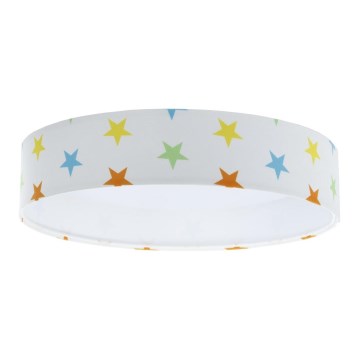 LED Dziecięca lampa sufitowa GALAXY KIDS LED/24W/230V kolorowe gwiazdki