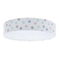 LED Dziecięca lampa sufitowa GALAXY KIDS LED/24W/230V kolorowe kropki