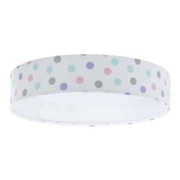 LED Dziecięca lampa sufitowa GALAXY KIDS LED/24W/230V kolorowe kropki