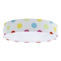 LED Dziecięca lampa sufitowa GALAXY KIDS LED/24W/230V kolorowe kropki