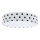 LED Dziecięca lampa sufitowa GALAXY KIDS LED/24W/230V w kropki biała/czarna